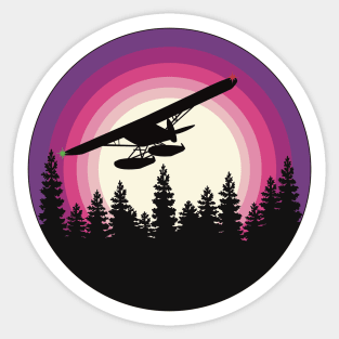 Seaplane Sunrise Sticker